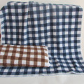 Plaid Bath Towel Ab Yarns Cotton Towel for Bathroom